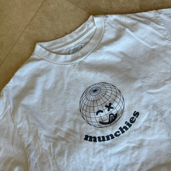 Munchies Tour White T-shirt - Picture 1 of 3